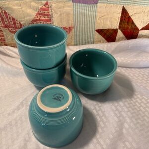 Fiestaware Turquoise Chili Bowls - Set of 4